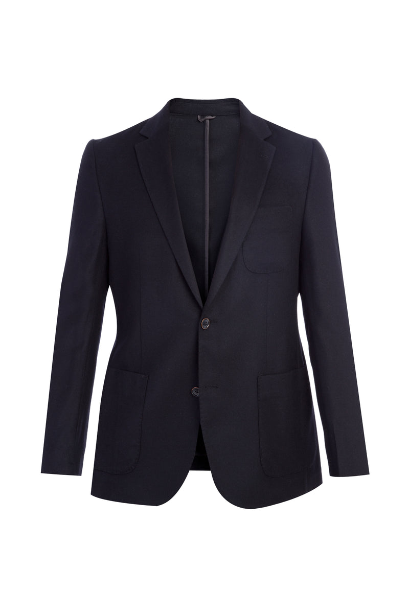 Siyah 7 Drop Slim Fit Dar Kesim Ka?mir Spor Ceket-Abdullah Ki??l?