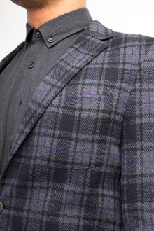 Antrasit Ekose Ceket