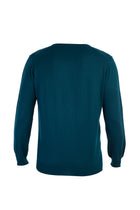 Açık Yeşil Düz Klasık V Yaka Triko