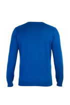 Koyu Mavi Düz Klasık V Yaka Triko