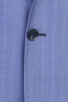 Mavi İtalyan Balıksırtı Yün Ceket