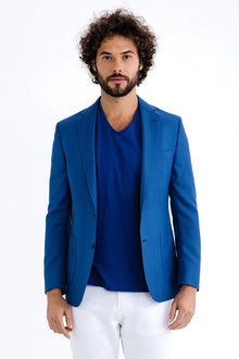 Mavi Regular Fit Oxford Yün Ceket