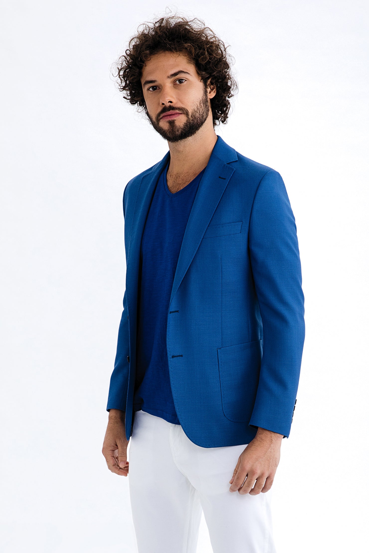 Mavi 6 Drop Regular Fit Standart Kesim Oxford Yün Ceket-Abdullah Ki??l?