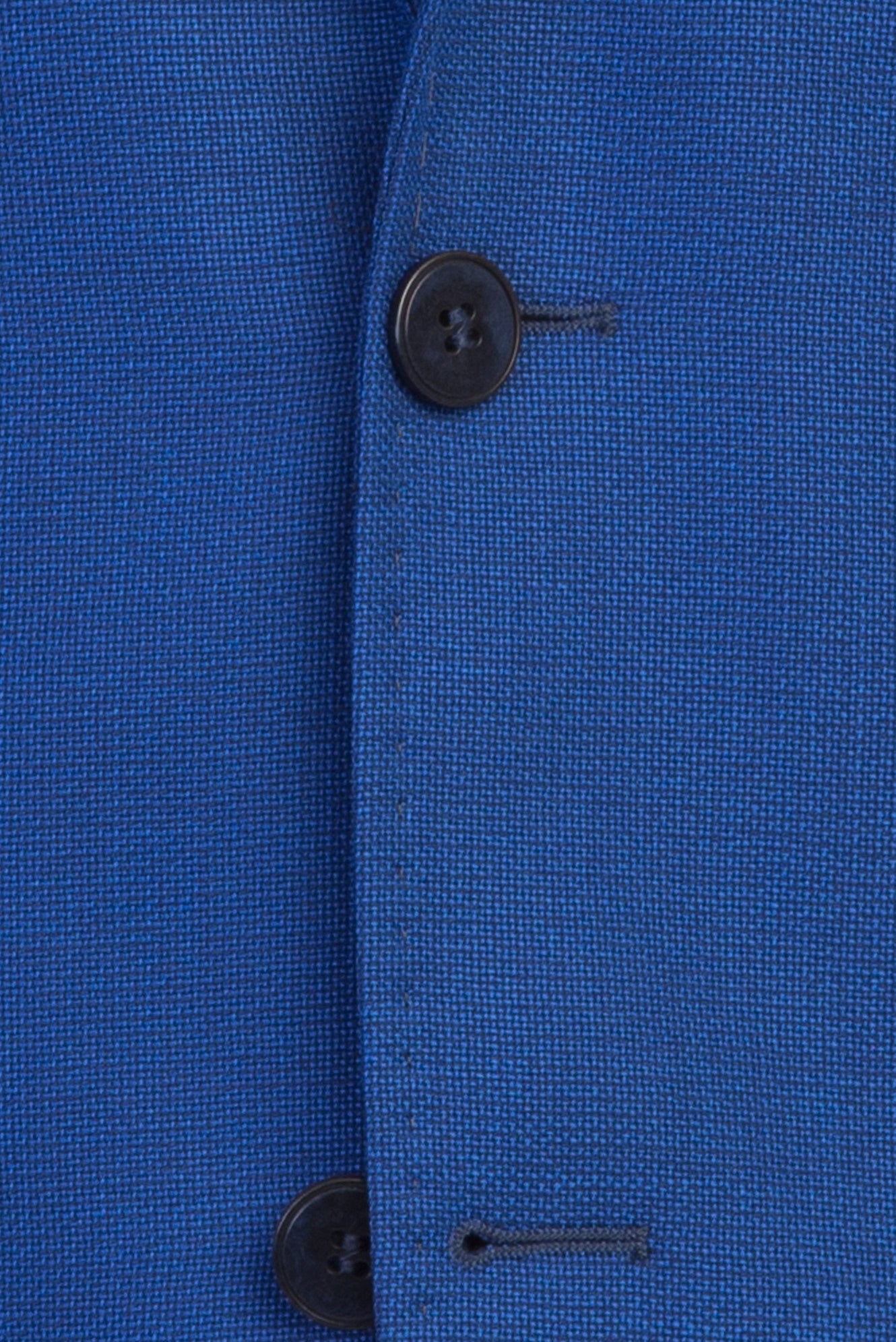 Koyu Mavi Regular Fit Oxford Yün Ceket