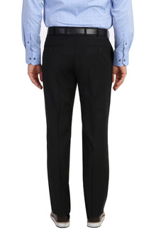 Siyah 4 Drop Relaxed Fit Rahat Kesim Klasik Kuma? Pantolon-Abdullah Ki??l?