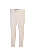 Bej Yünlü Klasik Kumaş Pantolon