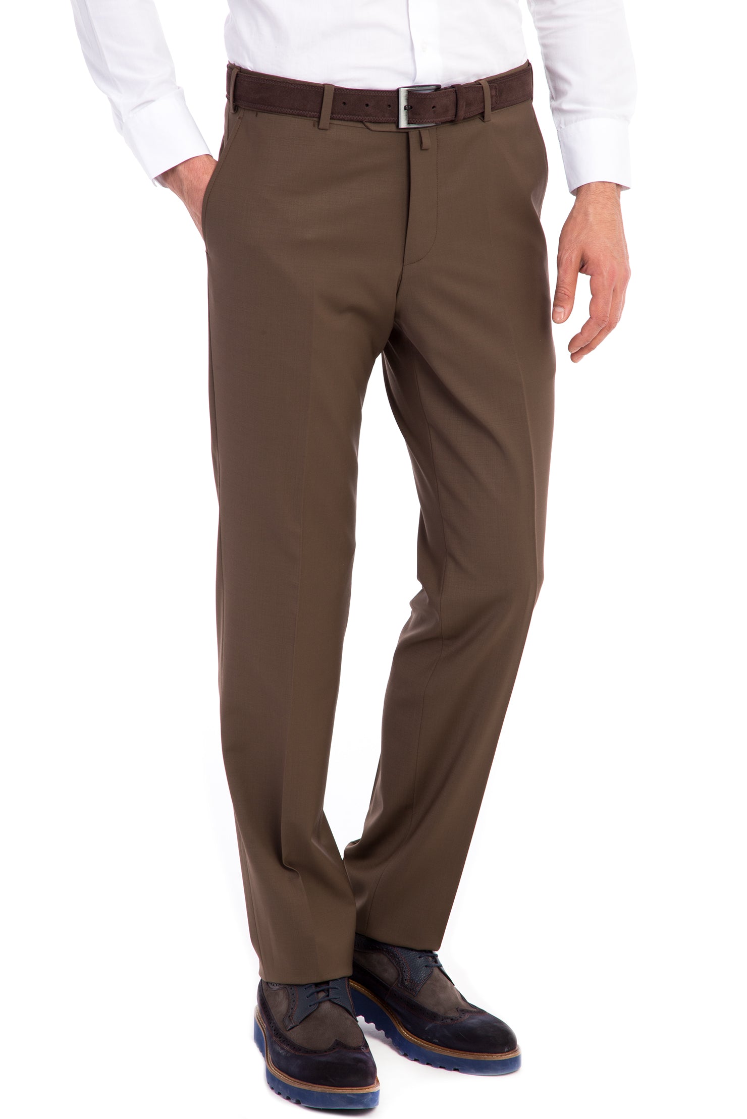 Toprak 4 Drop Relaxed Fit Rahat Kesim Klasik Kuma? Pantolon-Abdullah Ki??l?