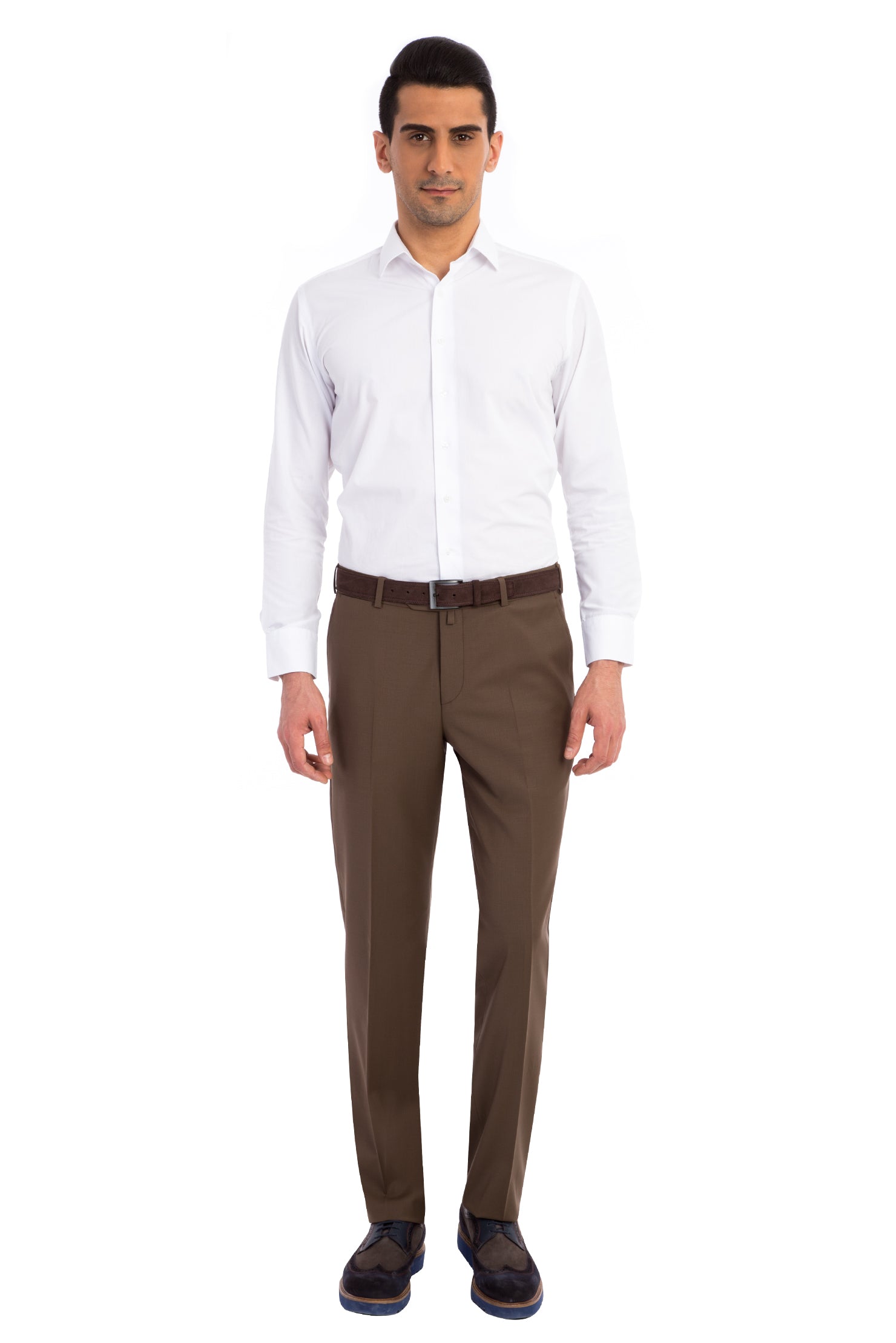 Toprak 4 Drop Relaxed Fit Rahat Kesim Klasik Kuma? Pantolon-Abdullah Ki??l?
