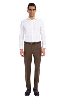 Toprak 4 Drop Relaxed Fit Rahat Kesim Klasik Kuma? Pantolon-Abdullah Ki??l?