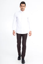 Kahve İtalyan Keten Kumaş Pantolon