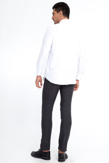 Antrasit İtalyan Keten Kumaş Pantolon