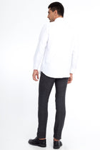 Antrasit 6 Drop Regular Fit Standart Kesim ?talyan Keten Kuma? Pantolon-Abdullah Ki??l?