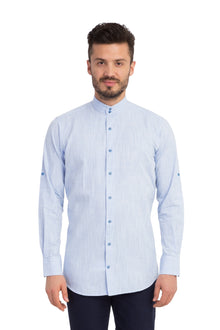 Açık Mavi Kz.Sant.Hakim Uk.Gömlek