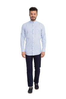 Açık Mavi Kz.Sant.Hakim Uk.Gömlek