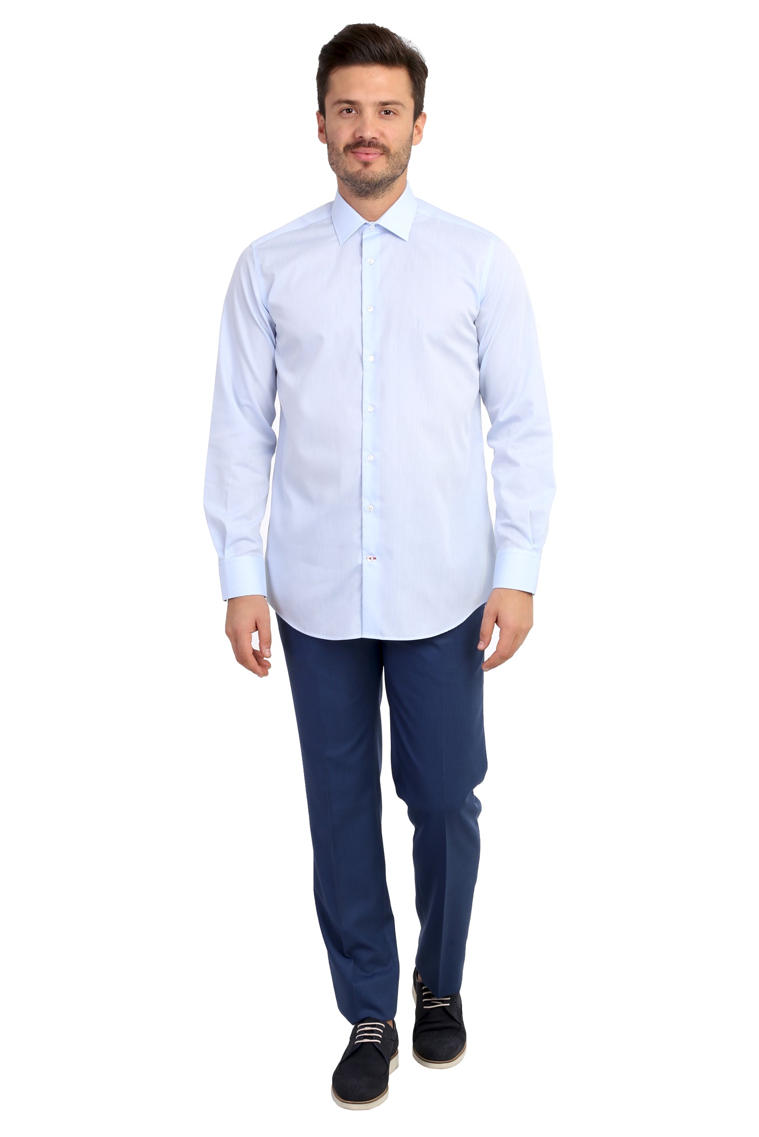 Açık Mavi Sc Non Iron Klsk Göm