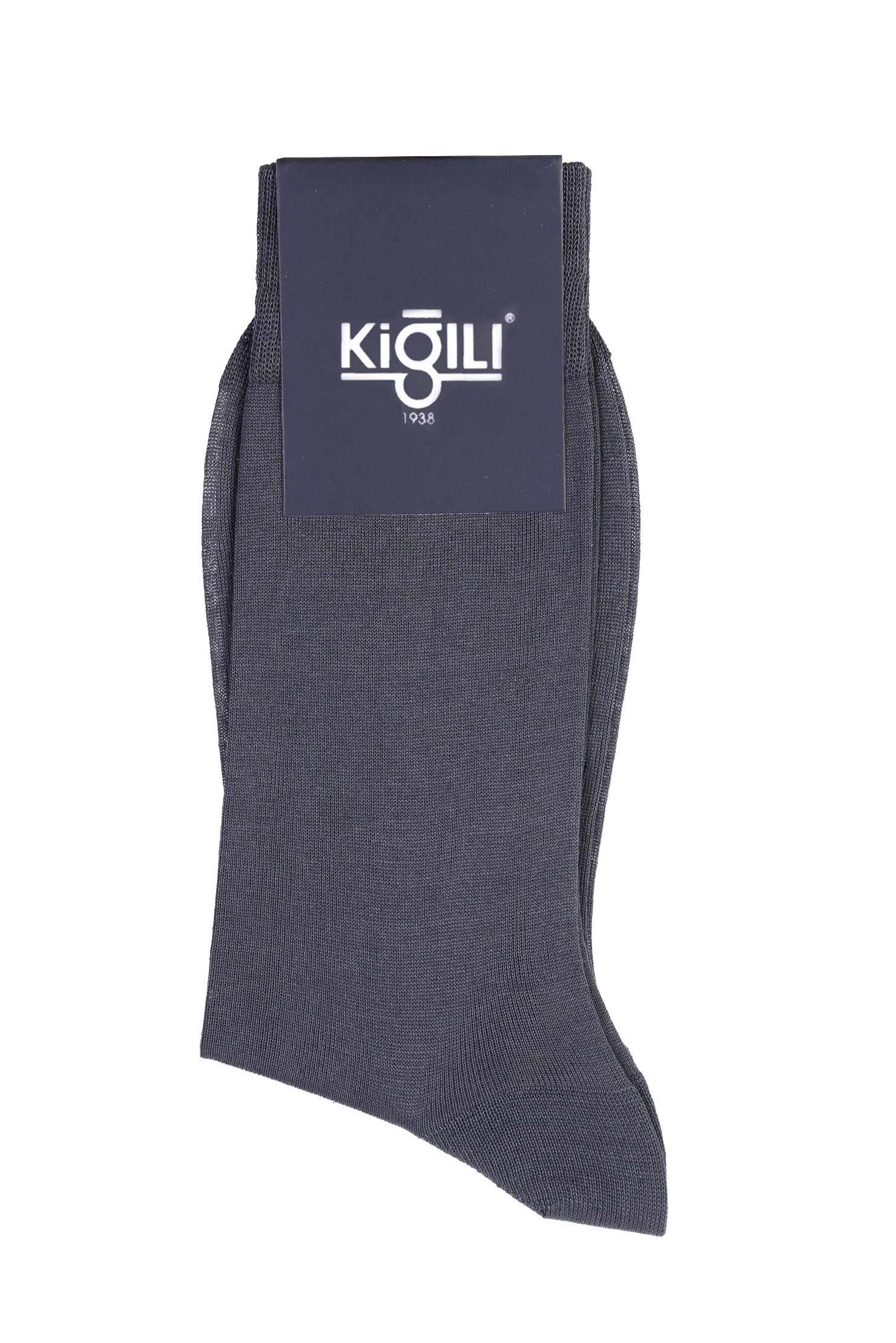 Füme Gri Düz Merserize Çorap