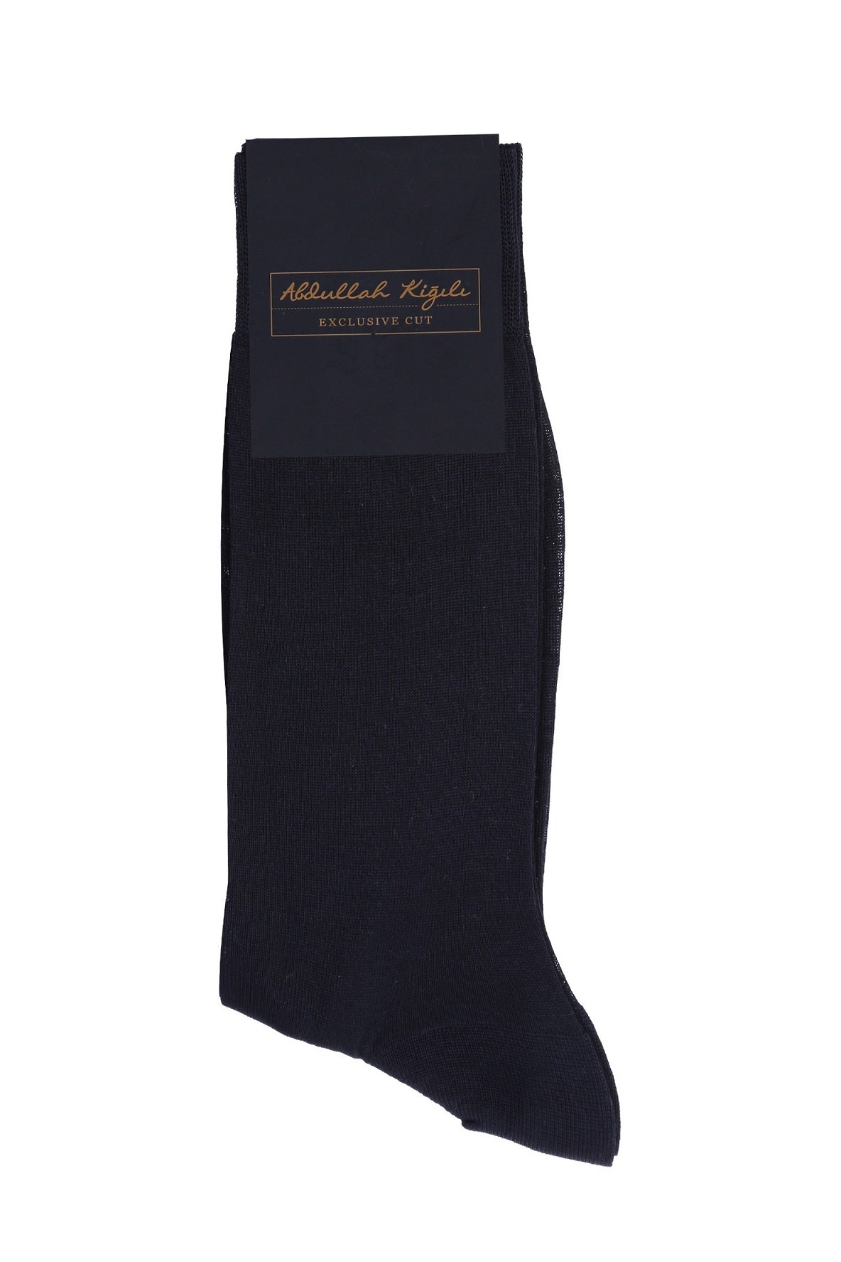 Lacivert Düz Merserize Çorap