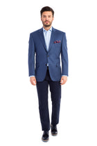 Aç?k Mavi 4 Drop Relaxed Fit Rahat Kesim Ceket-Abdullah Ki??l?