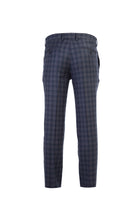 Orta Füme Super Slim Fit Ekstra Dar Kesim Yün Flanel Kumaş Pantolon