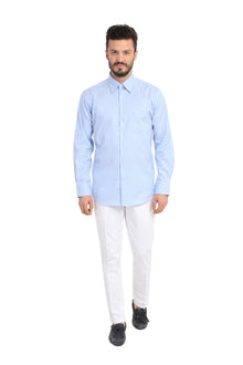 Açık Mavi Promosyon Ab Pamuk Gömlek