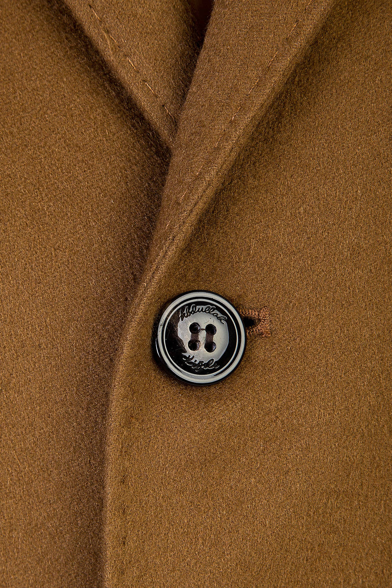 Açık Kahve - Camel Kaşmir Palto