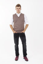 Vizon A.K.Düz V Yaka Süveter