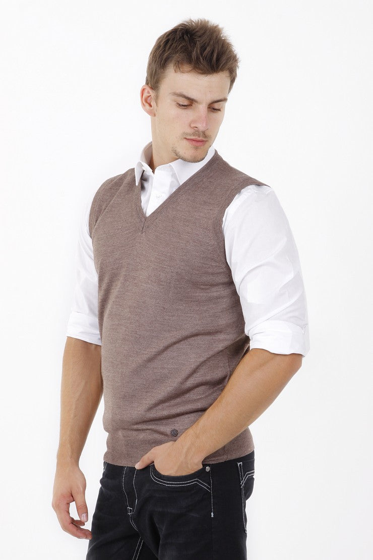 Vizon A.K.Düz V Yaka Süveter