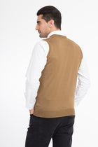 Açık Kahve - Camel Bisiklet Yaka Yünlü Süveter