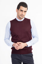 Bordo Bisiklet Yaka Yünlü Süveter