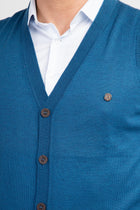 Petrol Yünlü Klasik Yelek