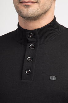 Siyah Bato Yaka Slım Triko