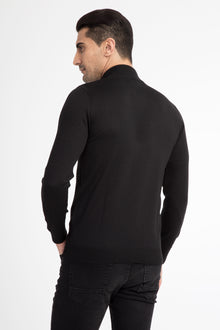 Siyah Bato Yaka Slım Triko