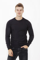 Lacivert Bıs Yaka Slım Triko