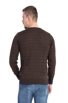 Petrol B?s Yaka Sl?m Triko-Abdullah Ki??l?