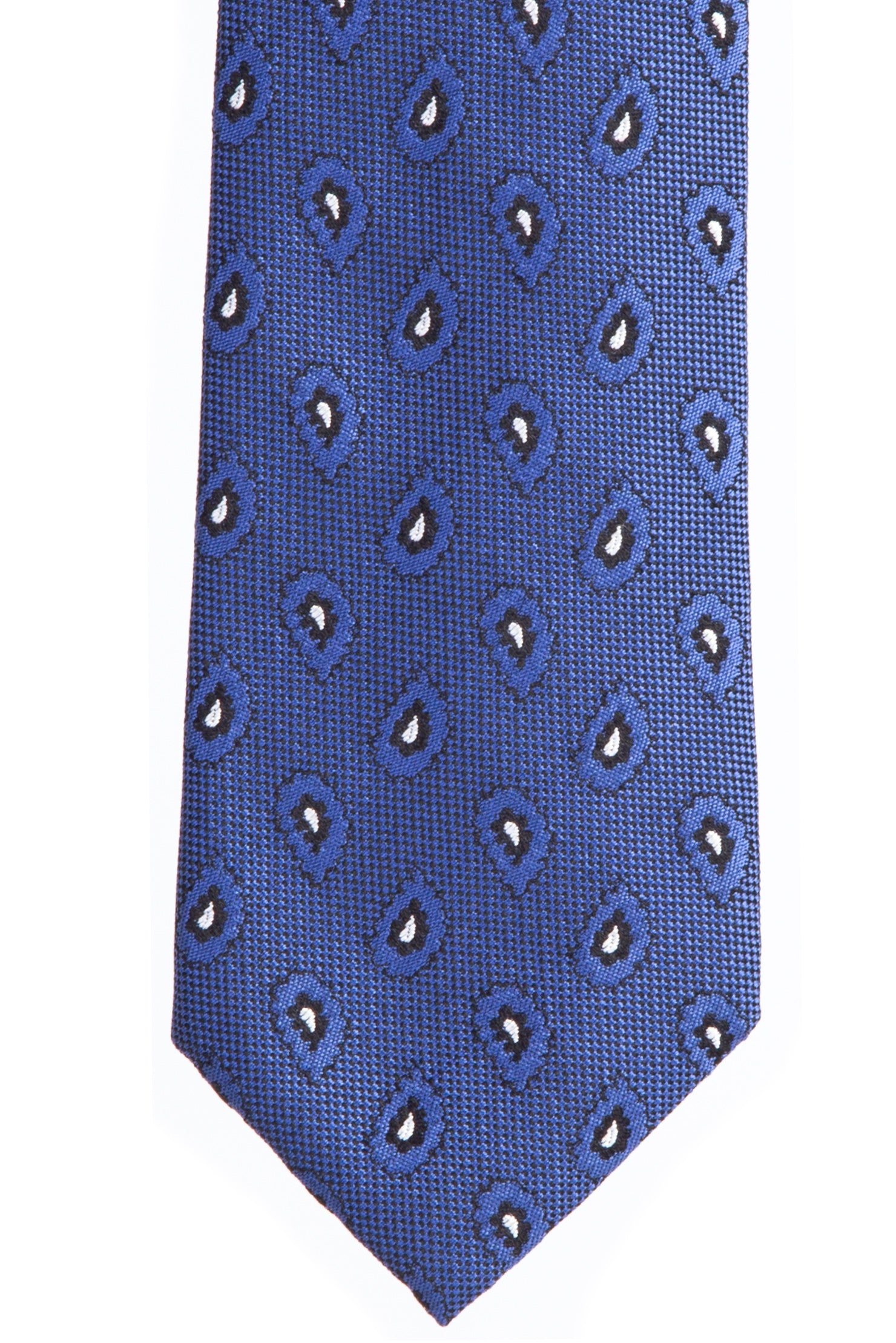 Koyu Mavi İtalyan Desenli Kravat