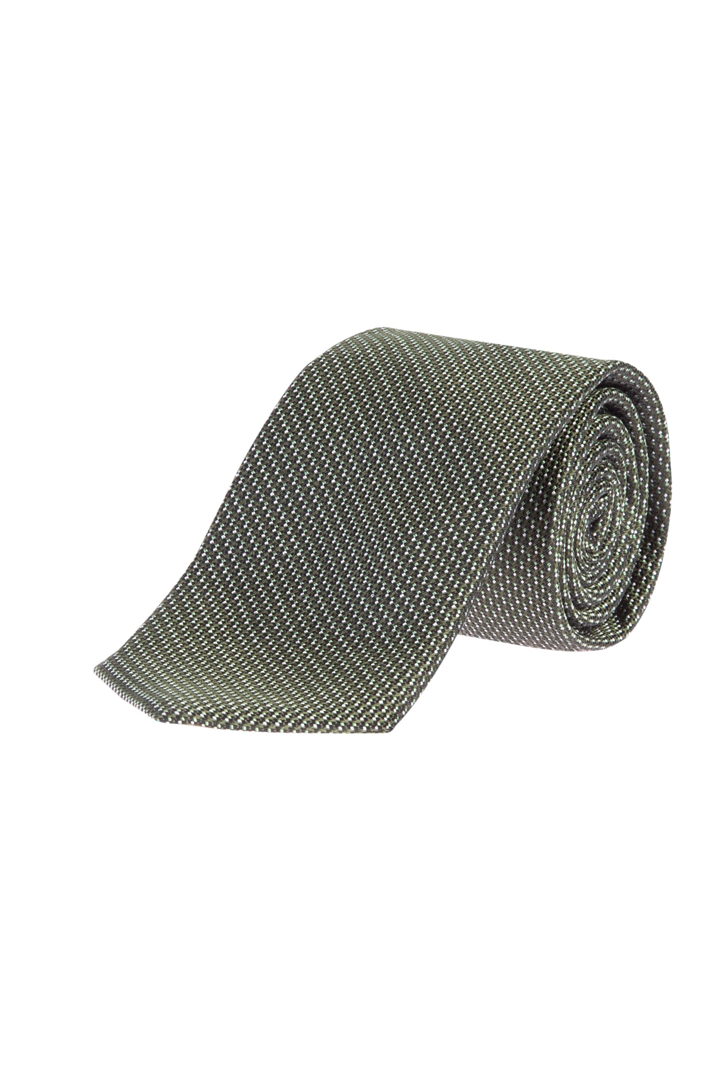 Koyu Yesil İtalyan Desenli Kravat