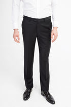 Siyah Flanel Kumaş Pantolon