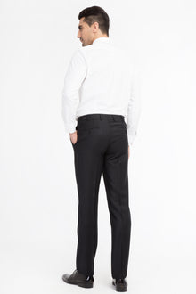 Siyah Flanel Kumaş Pantolon