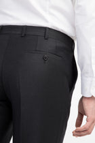 Siyah Flanel Kumaş Pantolon