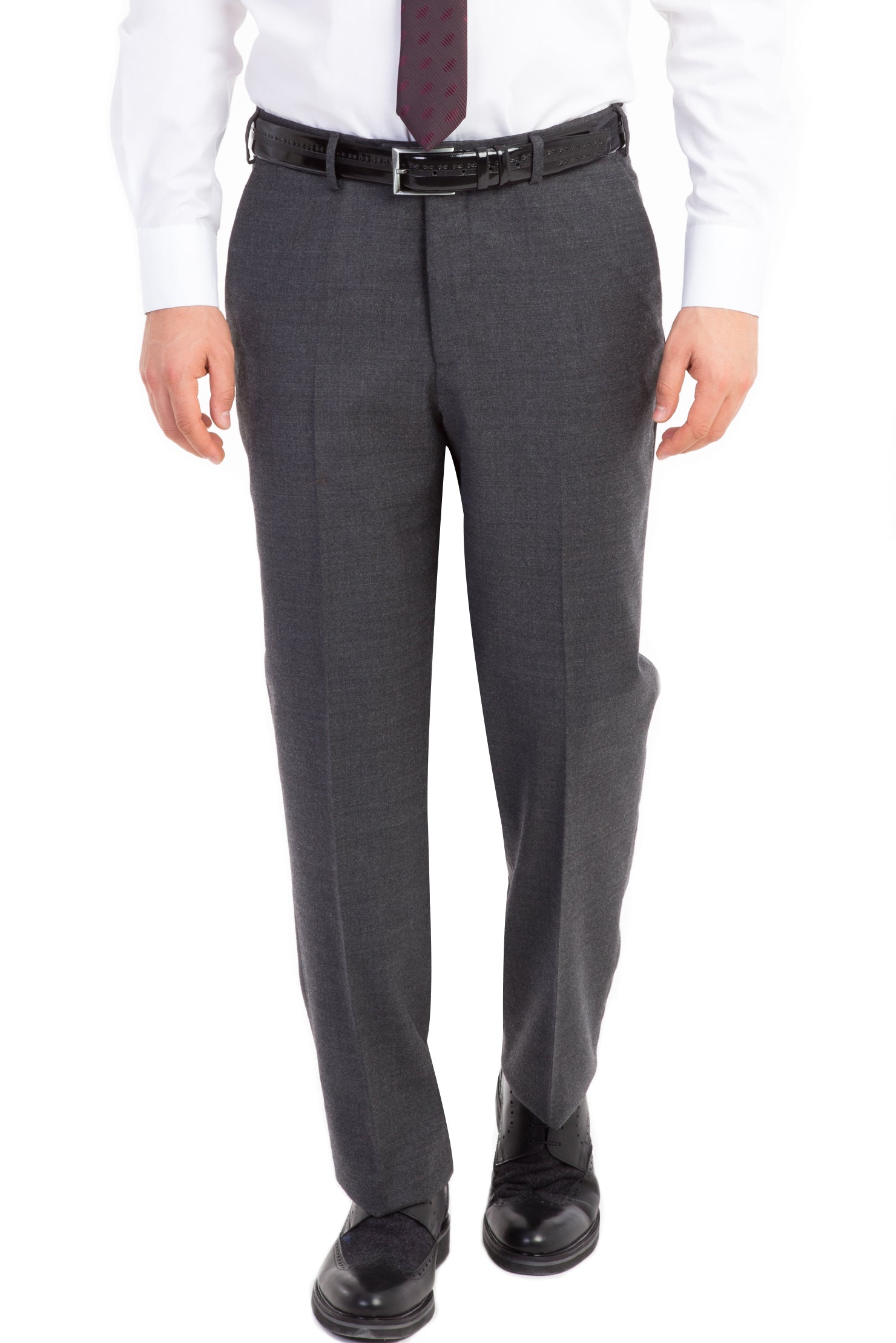 Orta Füme 4 Drop Relaxed Fit Rahat Kesim Klasik Kuma? Pantolon-Abdullah Ki??l?