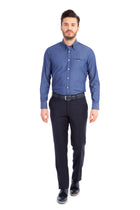 Lacivert Flanel Kumaş Pantolon