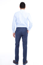 Mavi Flanel Kumaş Pantolon