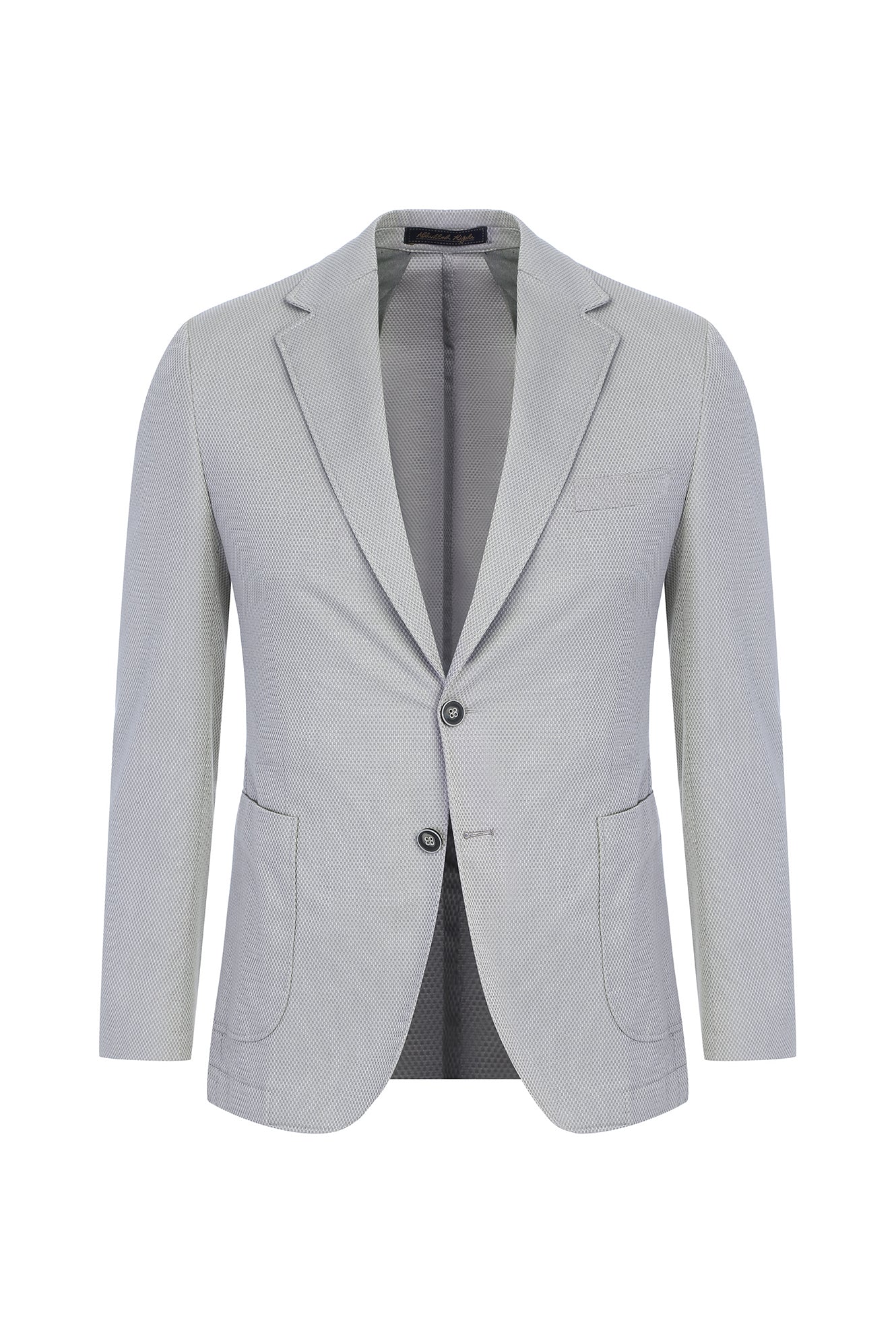 Bej 7 Drop Slim Fit Dar Kesim Spor Ceket-Abdullah Ki??l?