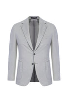 Bej 7 Drop Slim Fit Dar Kesim Spor Ceket-Abdullah Ki??l?
