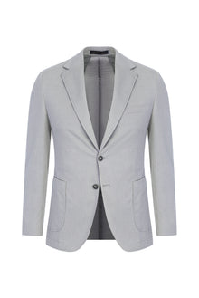 Bej 7 Drop Slim Fit Dar Kesim Spor Ceket-Abdullah Ki??l?