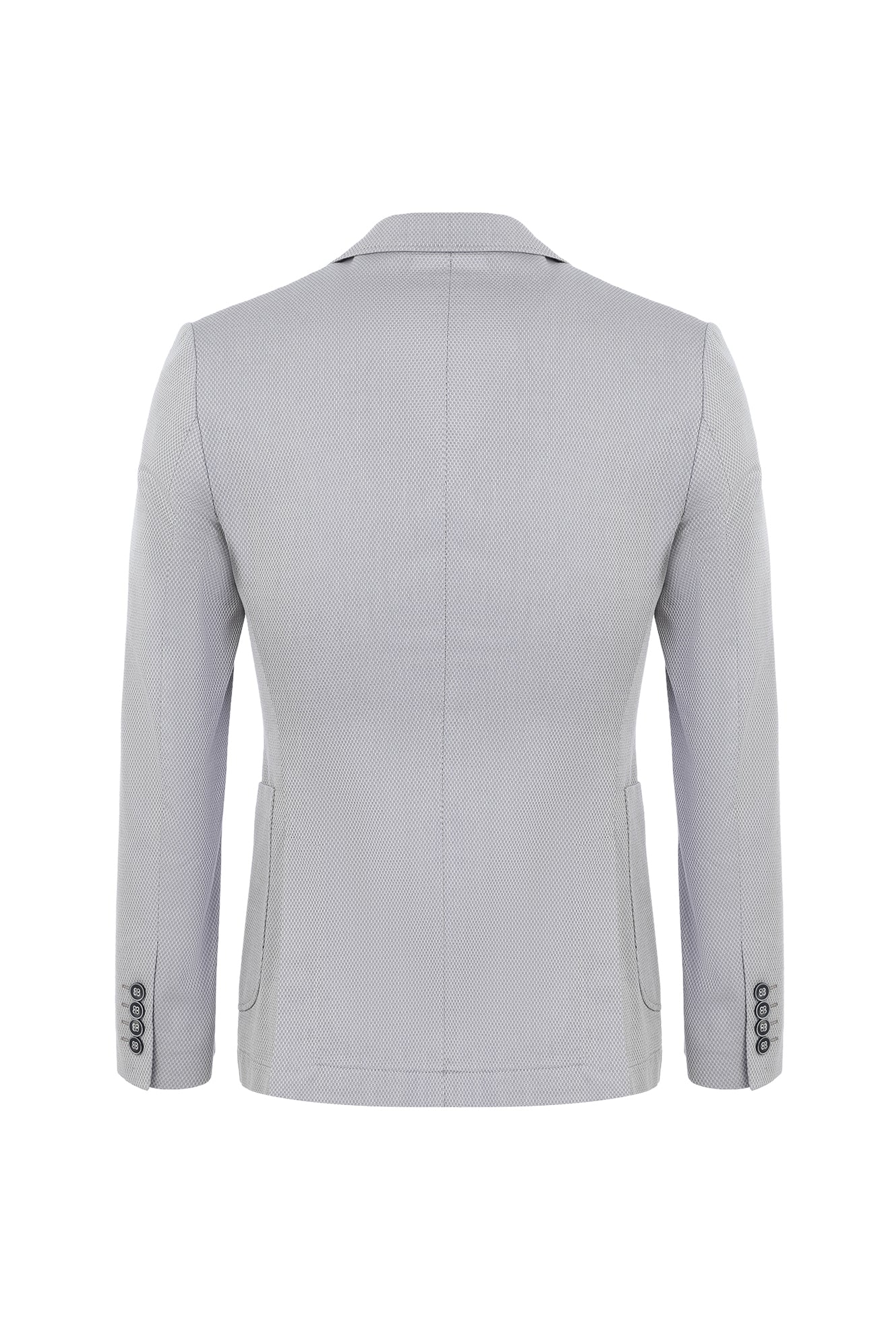Bej 7 Drop Slim Fit Dar Kesim Spor Ceket-Abdullah Ki??l?