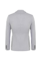 Bej 7 Drop Slim Fit Dar Kesim Spor Ceket-Abdullah Ki??l?