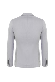 Bej 7 Drop Slim Fit Dar Kesim Spor Ceket-Abdullah Ki??l?