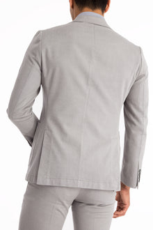 Bej 7 Drop Slim Fit Dar Kesim Spor Ceket-Abdullah Ki??l?