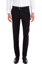Siyah 6 Drop Regular Fit Standart Kesim Yünlü Klasik Kuma? Pantolon-Abdullah Ki??l?